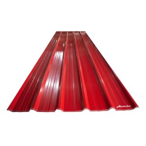 CHAPA CALIBRE 28 COLOR ROJO TRAPEZOIDAL