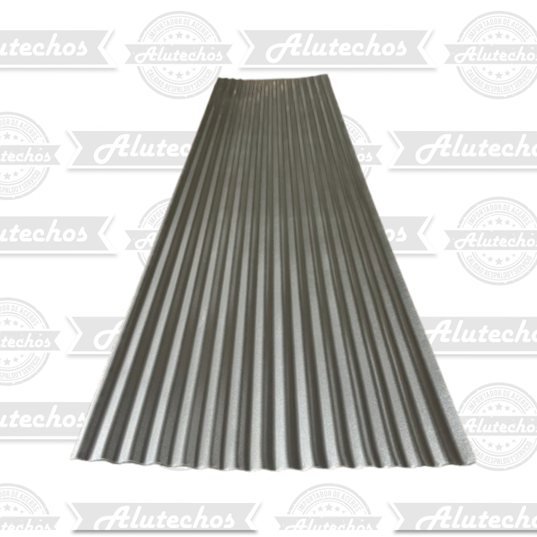 CHAPA CALIBRE 26 ALUMINIZADA ACANALADA
