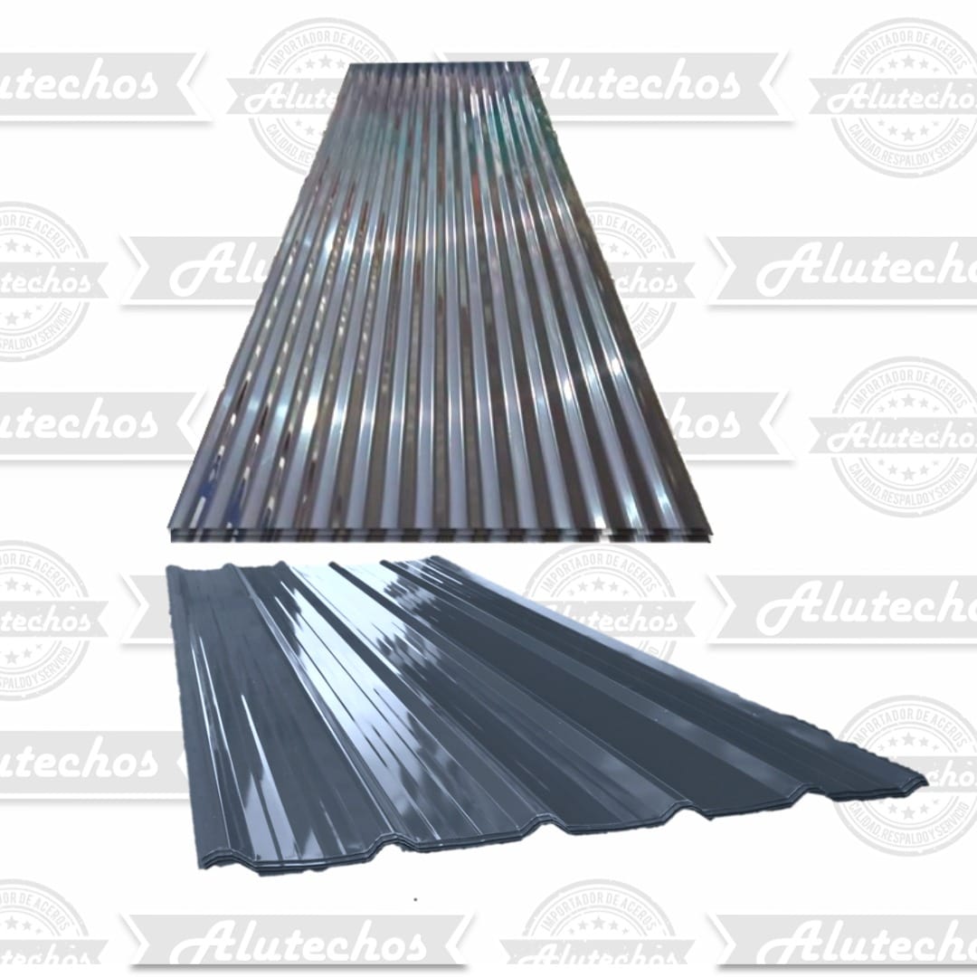 CHAPA CALIBRE 24 VARIEDAD DE COLORES ACANALADA